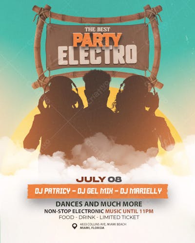 Flyer Para Eventos, Festas, Shows, Party e Djs 