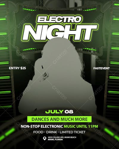Flyer Para Eventos, Festas, Shows, Party e Djs 