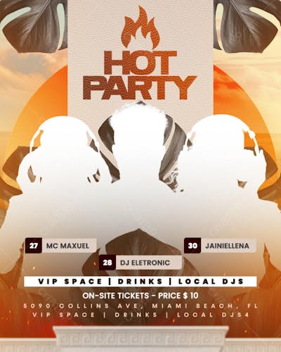 Flyer Para Eventos, Festas, Shows, Party e Djs 