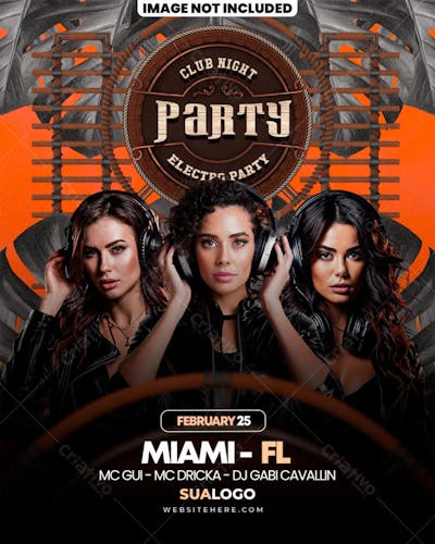 Flyer Para Eventos, Festas, Shows, Party e Djs 
