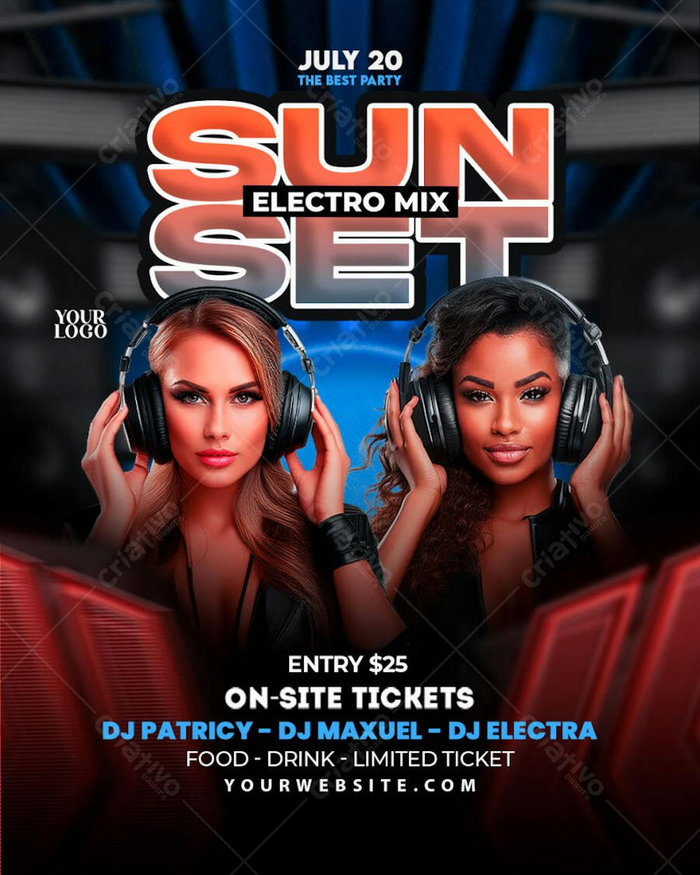 Flyer Para Eventos, Festas, Shows, Party e Djs 