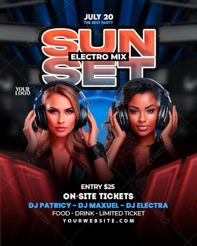 Flyer Para Eventos, Festas, Shows, Party e Djs 