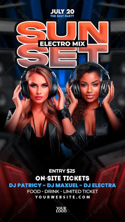 Flyer Para Eventos, Festas, Shows, Party e Djs 