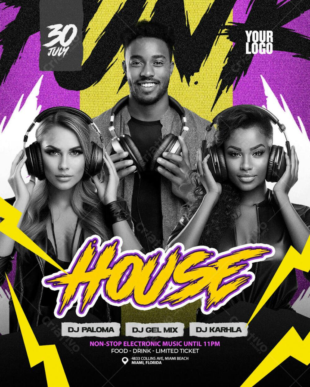 Flyer Para Eventos, Festas, Shows, Party e Djs 