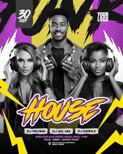 Flyer Para Eventos, Festas, Shows, Party e Djs 