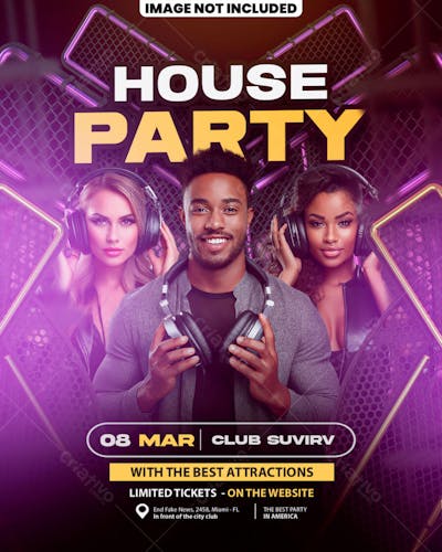 Flyer Para Eventos, Festas, Shows, Party e Djs 