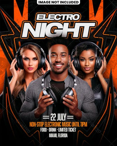 Flyer Para Eventos, Festas, Shows, Party e Djs 