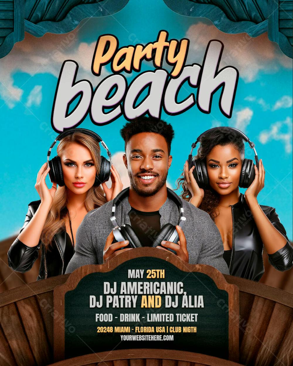 Flyer Para Eventos, Festas, Shows, Party e Djs 