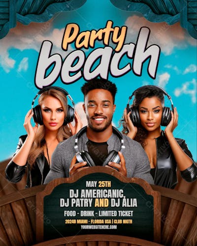 Flyer Para Eventos, Festas, Shows, Party e Djs 