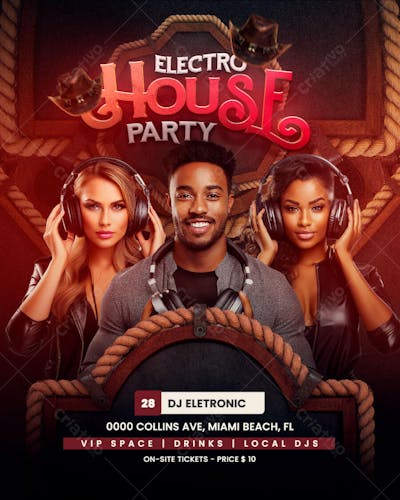 Flyer Para Eventos, Festas, Shows, Party e Djs 