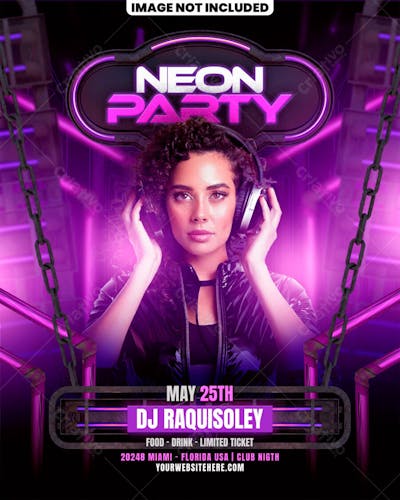 Flyer Para Eventos, Festas, Shows, Party e Djs 