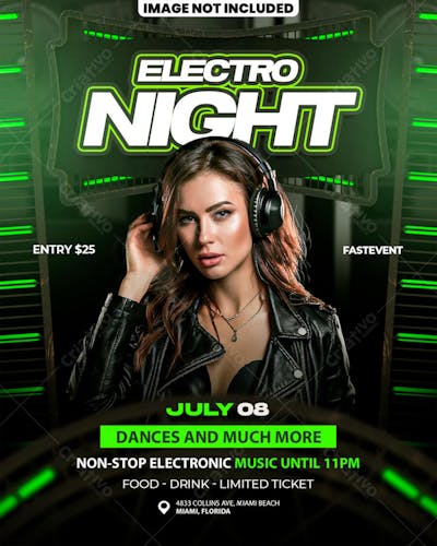 Flyer Para Eventos, Festas, Shows, Party e Djs 