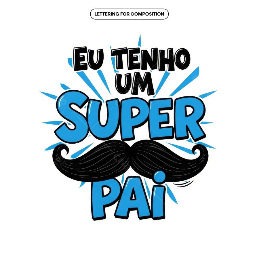 Camiseta Dia dos Pais PSD Editável