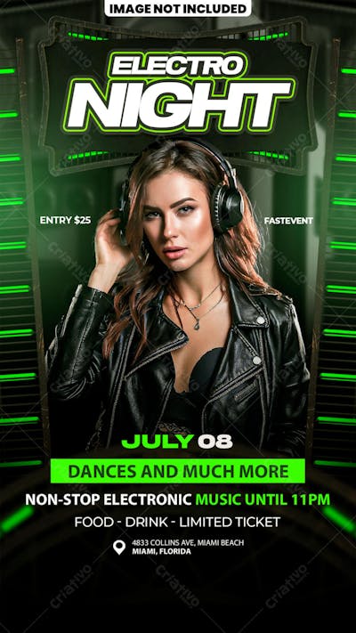 Flyer Para Eventos, Festas, Shows, Party e Djs 