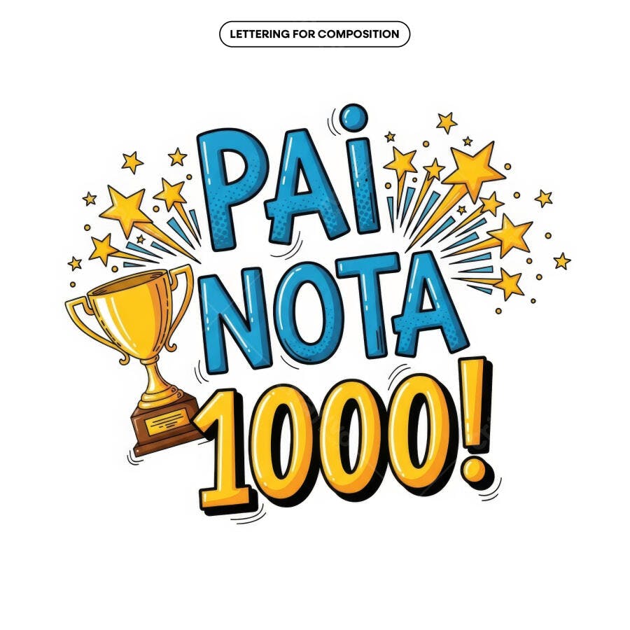 Arte para Dia dos Pais PSD Editável