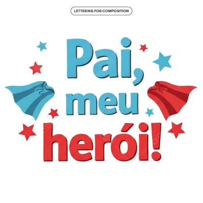 Lettering Dia dos Pais para composição social media (9)