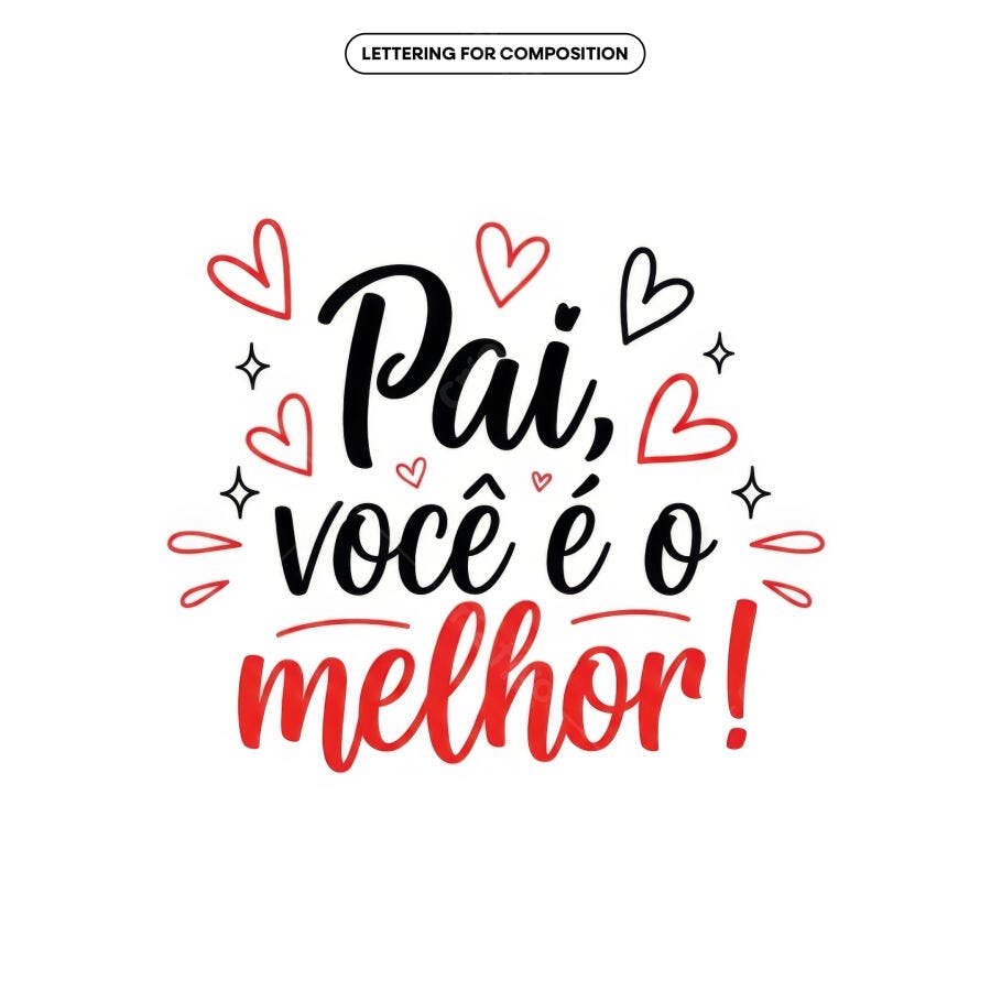 Arte para Dia dos Pais PSD Editável
