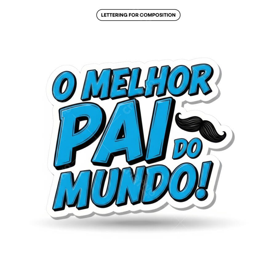 Arte para Dia dos Pais PSD Editável