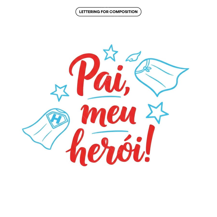 Camiseta Dia dos Pais PSD Editável