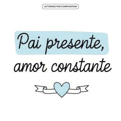 Lettering Dia dos Pais para composição social media (4)