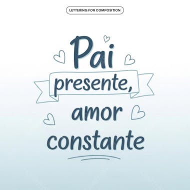 Lettering Dia dos Pais para composição social media (24)