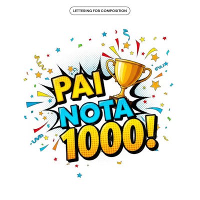 Lettering Dia dos Pais para composição social media (57)