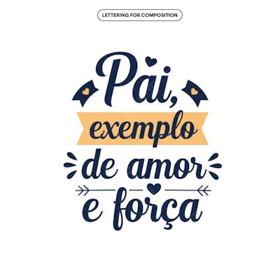 Lettering Dia dos Pais para composição social media (61)
