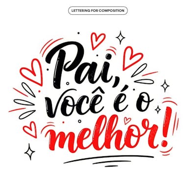 Lettering Dia dos Pais para composição social media (42)