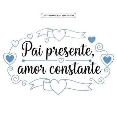 Lettering Dia dos Pais para composição social media (12)