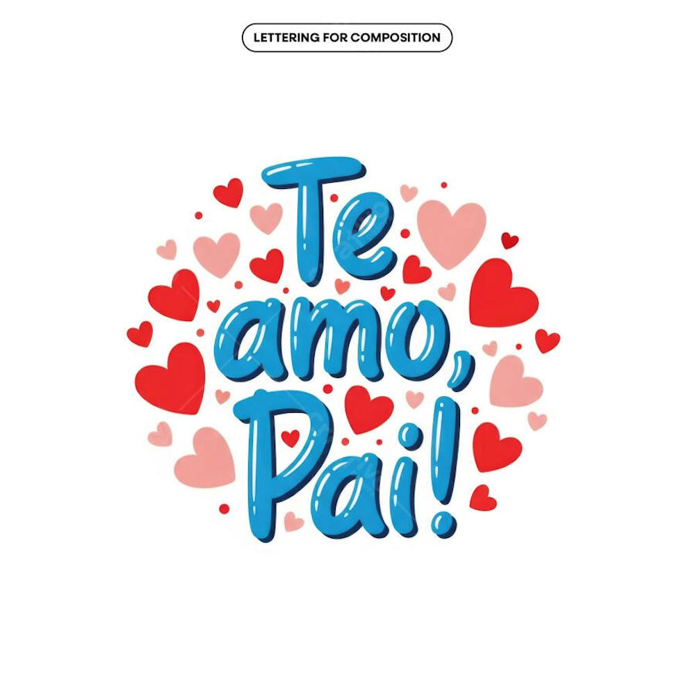 Lettering Dia dos Pais para composição social media (6)