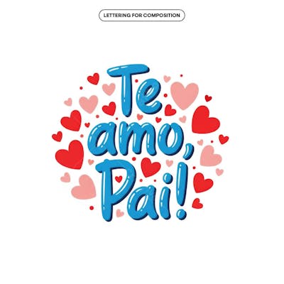 Lettering Dia dos Pais para composição social media (6)