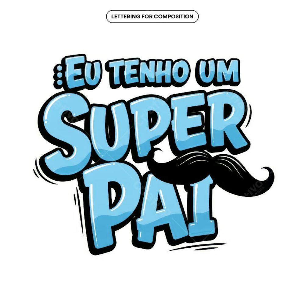 Lettering Dia dos Pais para composição social media (41)