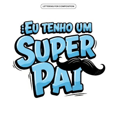 Lettering Dia dos Pais para composição social media (41)
