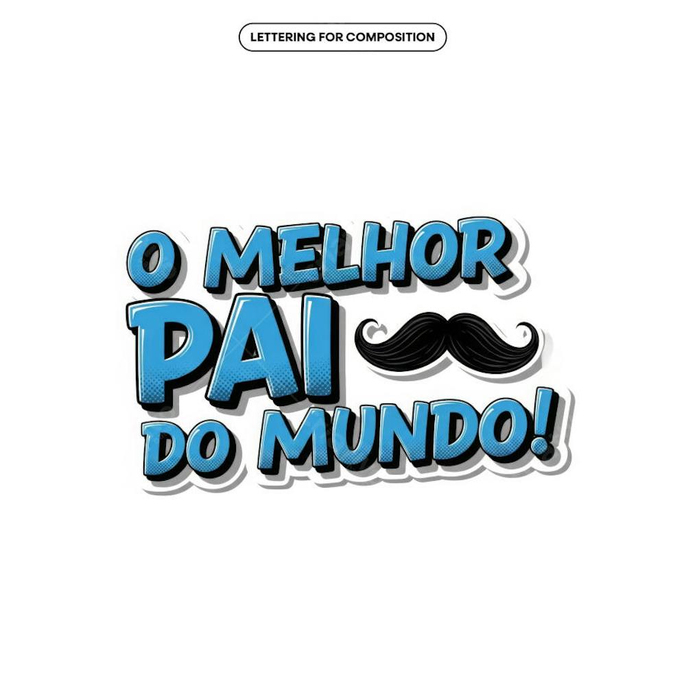 Lettering Dia dos Pais para composição social media (35)