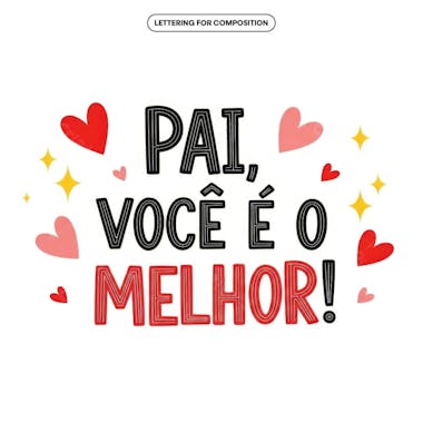 Lettering Dia dos Pais para composição social media (72)
