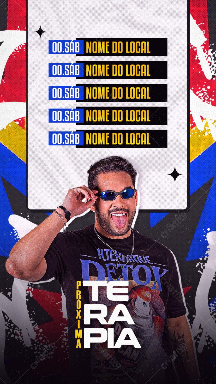 Flyer para Evento Musical PSD Editável