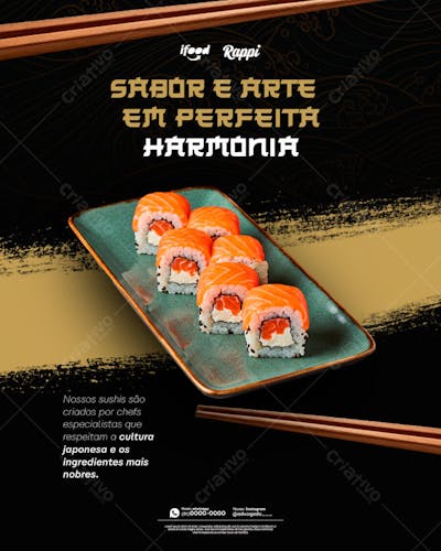 sushi 1 psd editavel
