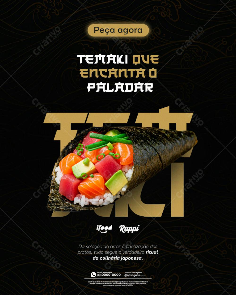 sushi 2 psd editavel