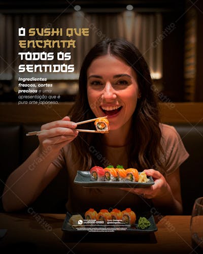 sushi 5 psd editavel