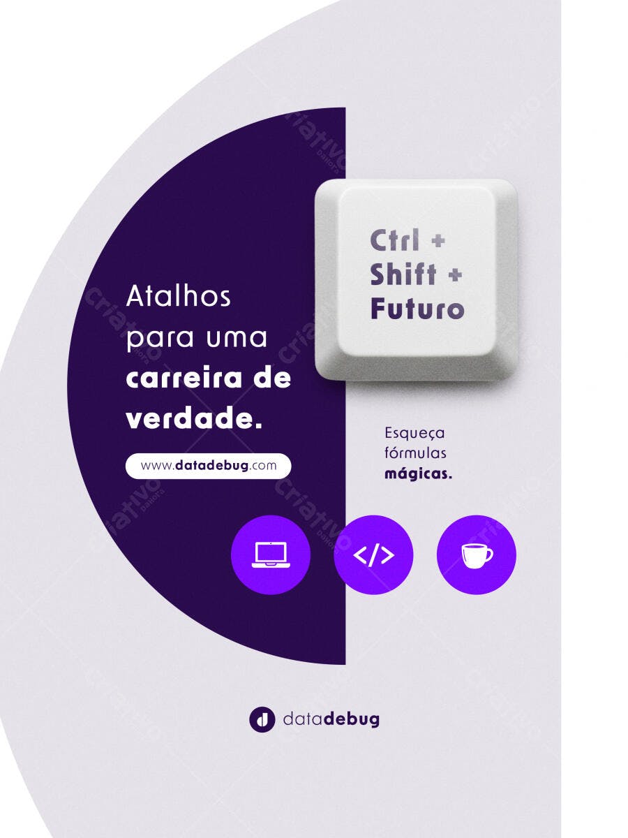 Flyer para Carreira de Sucesso PSD Editável