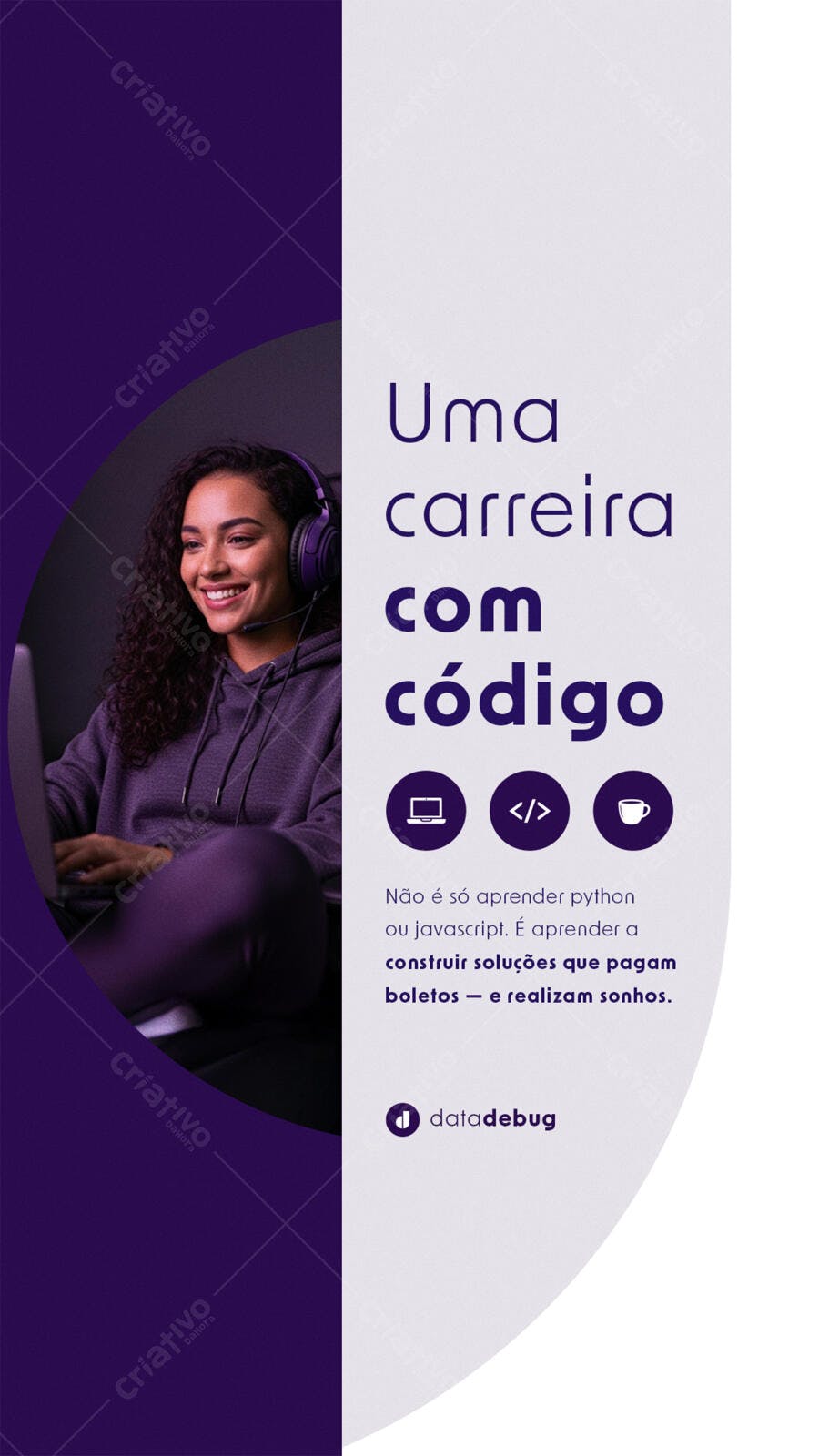 Story para Programadoras PSD Editável
