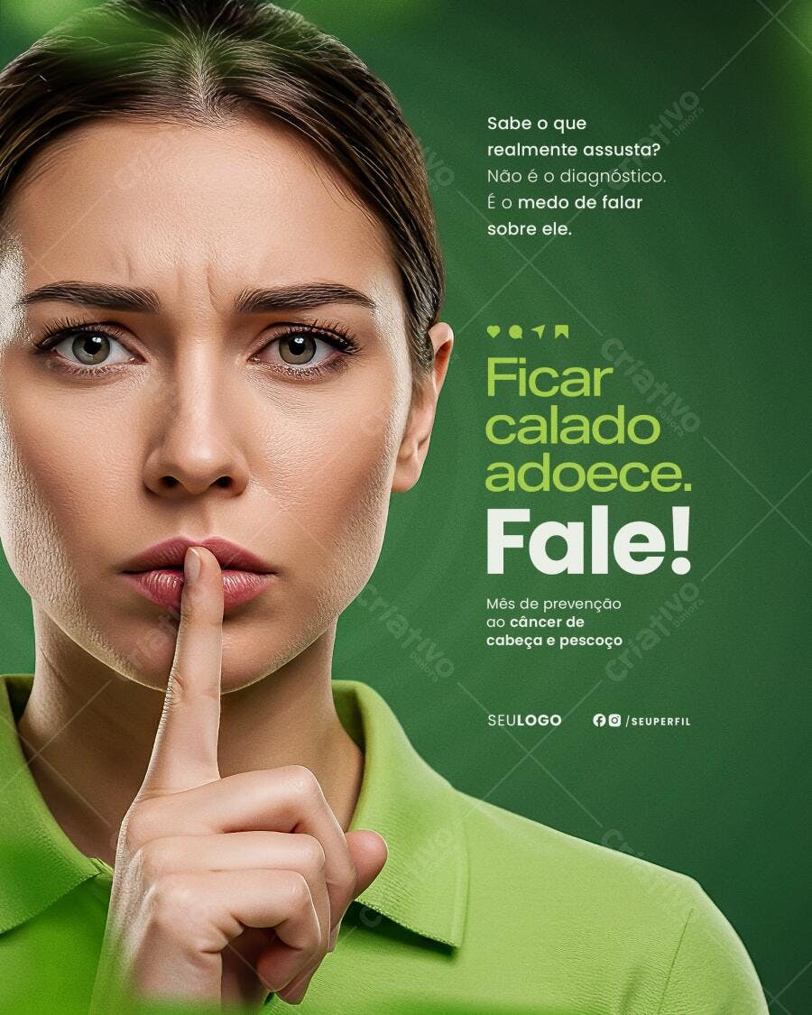 Flyer Novembro Azul PSD Editável