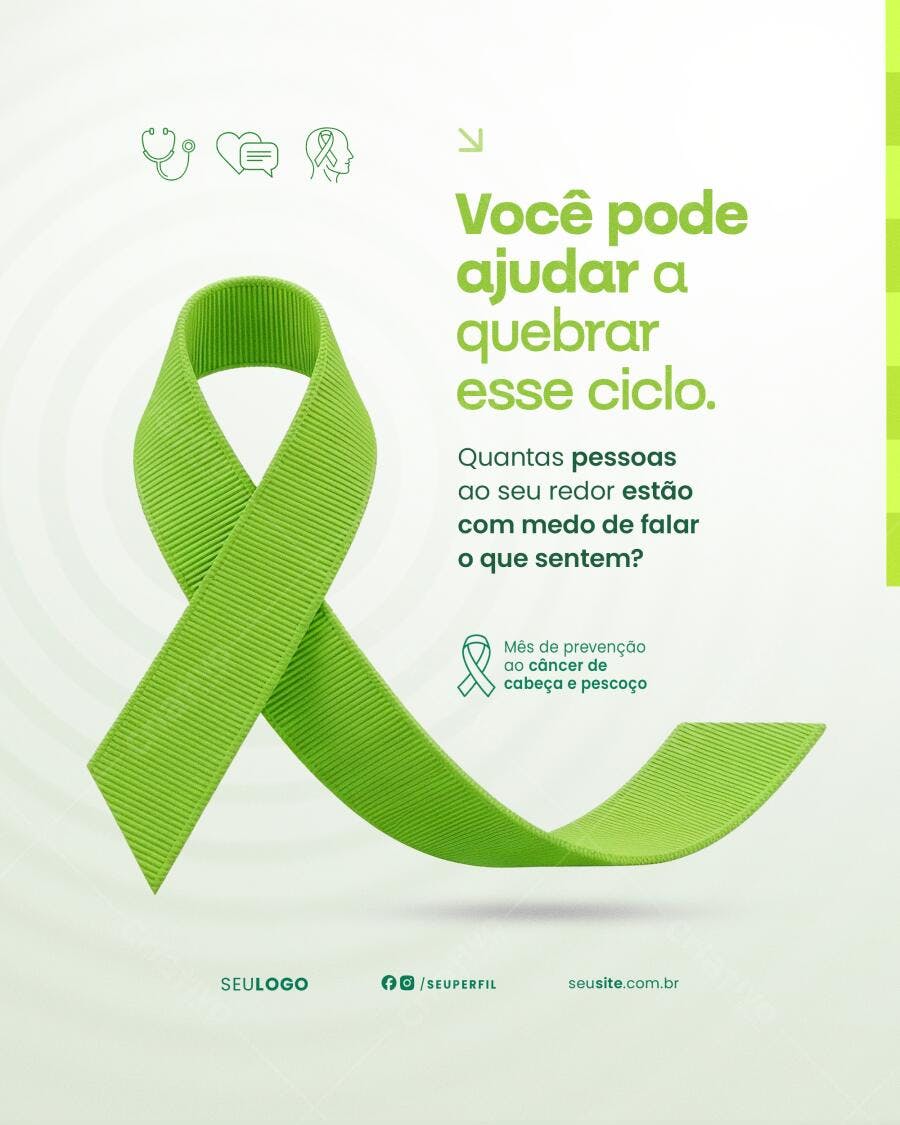 Post para o Novembro Verde PSD Editável