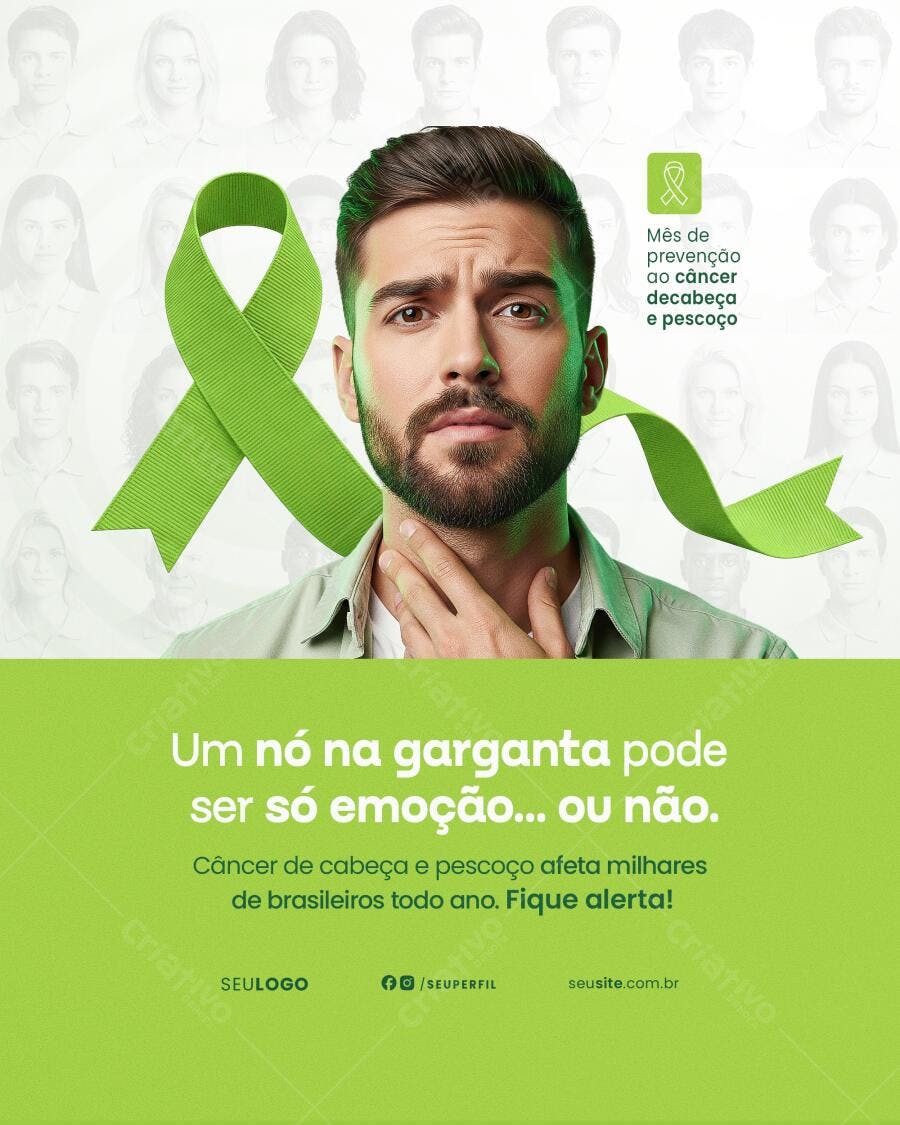Post para Campanha Novembro Azul PSD Editável
