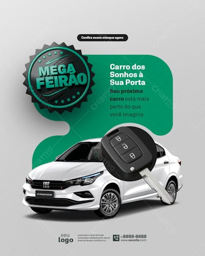 CARRO DOS SONHOS - PSD EDITAVEL_