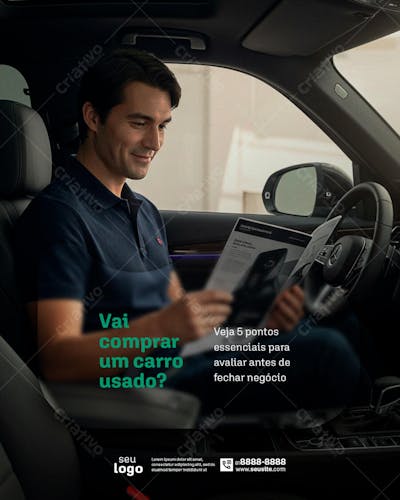 CARRO USADO - PSD EDITAVEL_