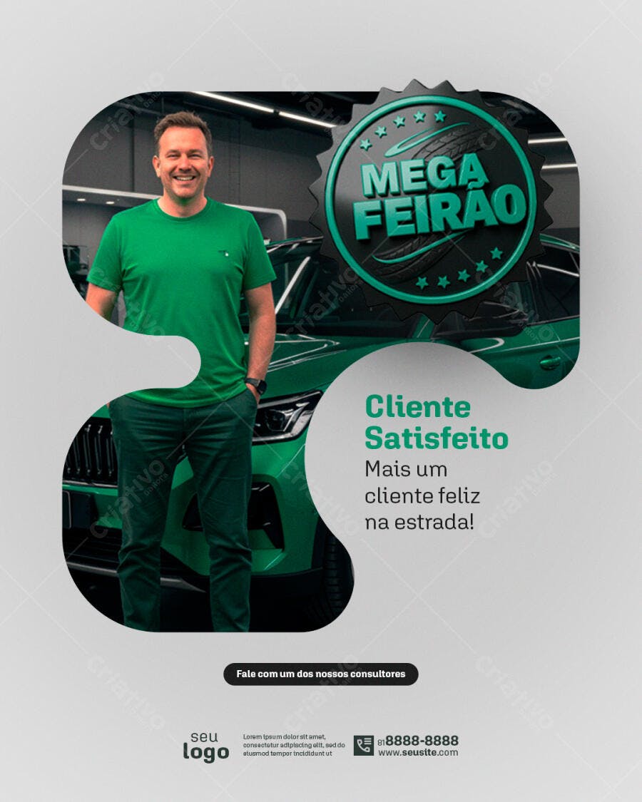 Flyer Mega Feirão PSD Editável