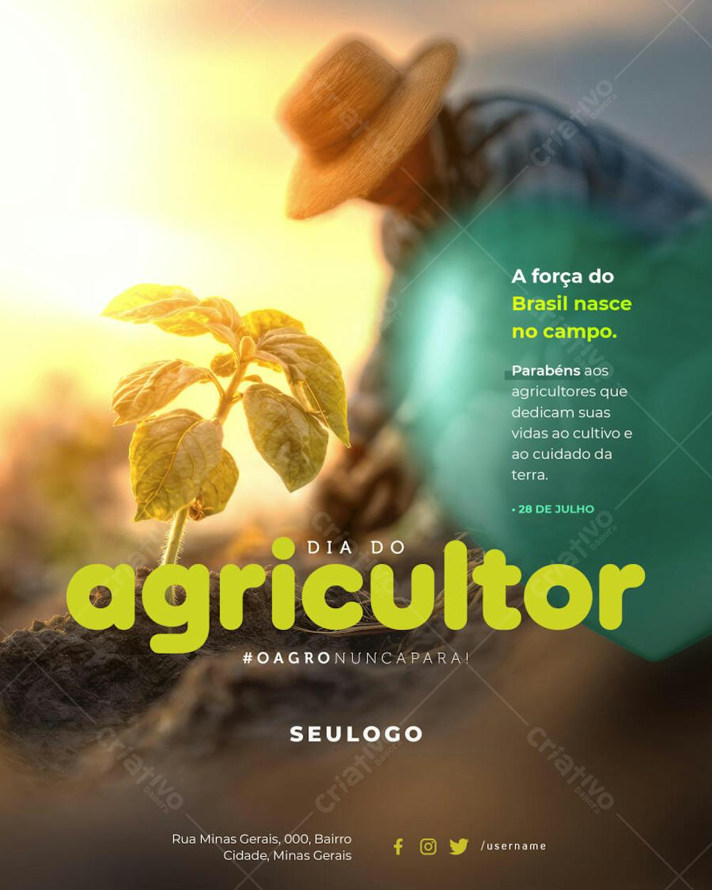 Psd Editável • 28 de Julho - Dia do Agricultor 06-25 - 7