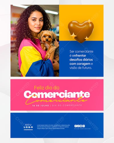 Dia do Comerciante 16 de Julho social media editável FEED (9)