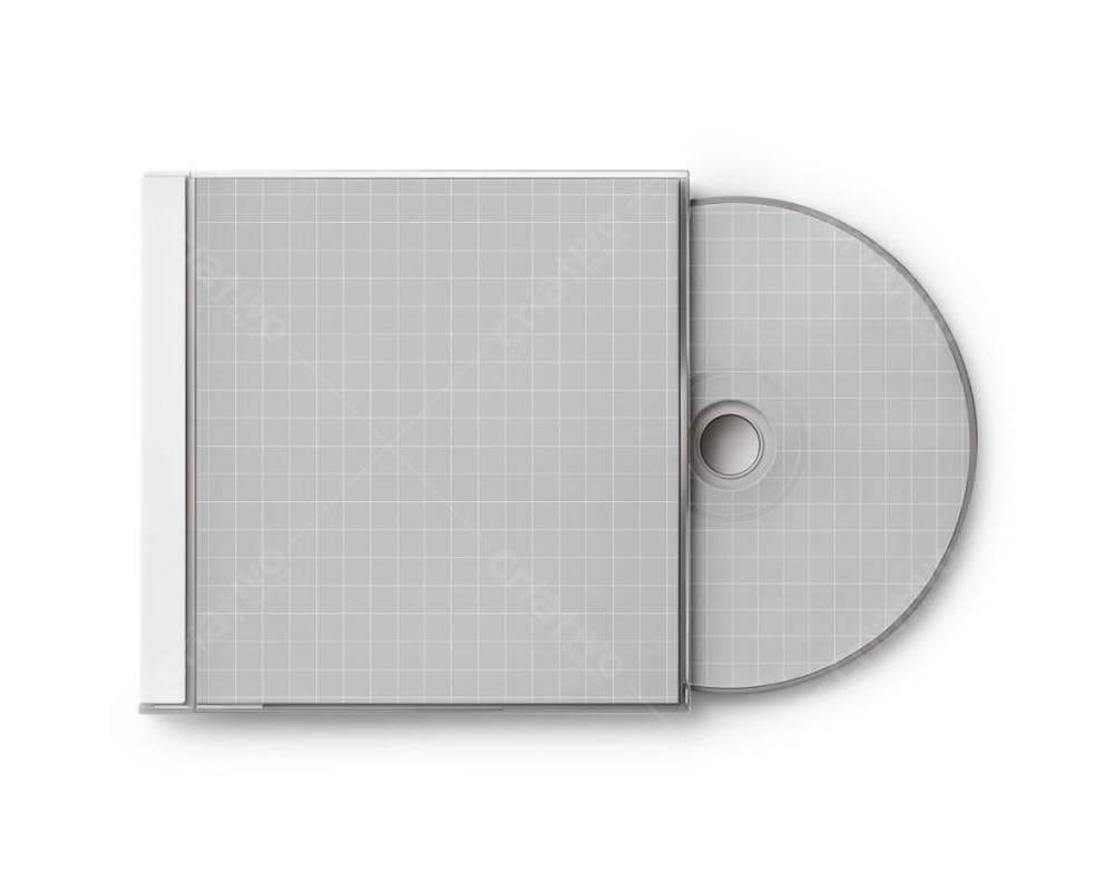 Mockup Estojo de CD 3D – PSD Editável de Jewel Case